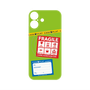 プレミアムパネル with MagSafe［ FRAGILE Stickers - Green ］