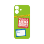 プレミアムパネル with MagSafe［ FRAGILE Stickers - Green ］