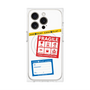 プレミアムパネル with MagSafe［ FRAGILE Stickers - White ］