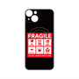 プレミアムパネル with MagSafe［ FRAGILE Sticker - Black ］