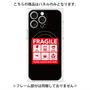 プレミアムパネル with MagSafe［ FRAGILE Sticker - Black ］