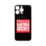 プレミアムパネル with MagSafe［ FRAGILE Sticker - Black ］