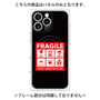 プレミアムパネル with MagSafe［ FRAGILE Sticker - Black ］