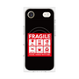 プレミアムパネル with MagSafe［ FRAGILE Sticker - Black ］