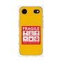 プレミアムパネル with MagSafe［ FRAGILE Sticker - Yellow ］