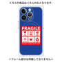 プレミアムパネル with MagSafe［ FRAGILE Sticker - Blue ］