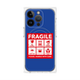 プレミアムパネル with MagSafe［ FRAGILE Sticker - Blue ］