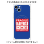 プレミアムパネル with MagSafe［ FRAGILE Sticker - Blue ］