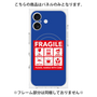 プレミアムパネル with MagSafe［ FRAGILE Sticker - Blue ］