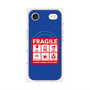 プレミアムパネル with MagSafe［ FRAGILE Sticker - Blue ］