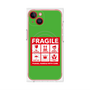 プレミアムパネル with MagSafe［ FRAGILE Sticker - Green ］