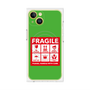 プレミアムパネル with MagSafe［ FRAGILE Sticker - Green ］