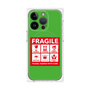 プレミアムパネル with MagSafe［ FRAGILE Sticker - Green ］
