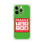 プレミアムパネル with MagSafe［ FRAGILE Sticker - Green ］