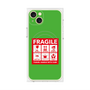 プレミアムパネル with MagSafe［ FRAGILE Sticker - Green ］