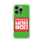 プレミアムパネル with MagSafe［ FRAGILE Sticker - Green ］