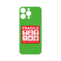 プレミアムパネル with MagSafe［ FRAGILE Sticker - Green ］