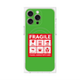 プレミアムパネル with MagSafe［ FRAGILE Sticker - Green ］