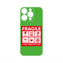 プレミアムパネル with MagSafe［ FRAGILE Sticker - Green ］