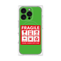 プレミアムパネル with MagSafe［ FRAGILE Sticker - Green ］