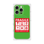 プレミアムパネル with MagSafe［ FRAGILE Sticker - Green ］