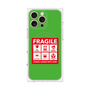 プレミアムパネル with MagSafe［ FRAGILE Sticker - Green ］