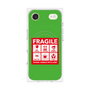 プレミアムパネル with MagSafe［ FRAGILE Sticker - Green ］