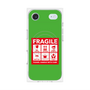 プレミアムパネル with MagSafe［ FRAGILE Sticker - Green ］