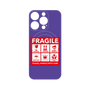 プレミアムパネル with MagSafe［ FRAGILE Sticker - Purple ］