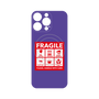 プレミアムパネル with MagSafe［ FRAGILE Sticker - Purple ］