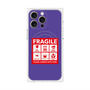 プレミアムパネル with MagSafe［ FRAGILE Sticker - Purple ］