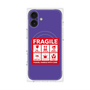 プレミアムパネル with MagSafe［ FRAGILE Sticker - Purple ］
