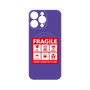 プレミアムパネル with MagSafe［ FRAGILE Sticker - Purple ］