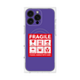 プレミアムパネル with MagSafe［ FRAGILE Sticker - Purple ］