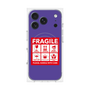 プレミアムパネル with MagSafe［ FRAGILE Sticker - Purple ］