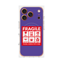 プレミアムパネル with MagSafe［ FRAGILE Sticker - Purple ］