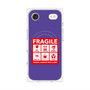 プレミアムパネル with MagSafe［ FRAGILE Sticker - Purple ］