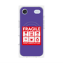 プレミアムパネル with MagSafe［ FRAGILE Sticker - Purple ］