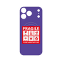 プレミアムパネル with MagSafe［ FRAGILE Sticker - Purple ］