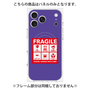 プレミアムパネル with MagSafe［ FRAGILE Sticker - Purple ］
