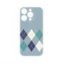 プレミアムパネル with MagSafe［ Nordic Argyle - Blue ］