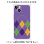 プレミアムパネル with MagSafe［ Nordic Argyle - Purple ］