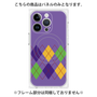 プレミアムパネル with MagSafe［ Nordic Argyle - Purple ］