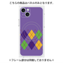 プレミアムパネル with MagSafe［ Nordic Argyle - Purple ］