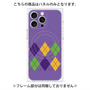 プレミアムパネル with MagSafe［ Nordic Argyle - Purple ］