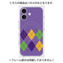 プレミアムパネル with MagSafe［ Nordic Argyle - Purple ］