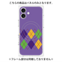 プレミアムパネル with MagSafe［ Nordic Argyle - Purple ］