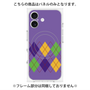 プレミアムパネル with MagSafe［ Nordic Argyle - Purple ］