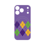プレミアムパネル with MagSafe［ Nordic Argyle - Purple ］