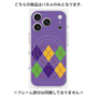 プレミアムパネル with MagSafe［ Nordic Argyle - Purple ］